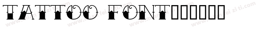 Tattoo font字体转换